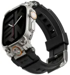 Skinarma Talon nutikella rihm Apple Watch Ultra (49 mm) jaoks | must