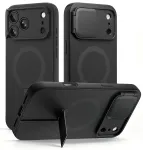 Tech-Protect Kevlar Aura telefoni &uuml;mbris alusega ja MagSafe toega iPhone 18 Pro | iPhone 17 Pro must (kaamera kaitsega)
