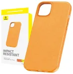 Baseus Fauxther Series telefoni &uuml;mbris iPhone 15 oranž