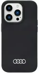 Audi Silicone Case iPhone 14 Pro Max 6.7" czarny|black hardcase AU-LSRIP14PM-Q3|D1-BK
