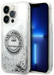 Karl Lagerfeld KLHCP14XLCRSGRS iPhone 14 Pro Max 6,7" srebrny|silver hardcase Liquid Glitter RSG