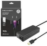 Qoltec 51528 toiteadapter Lenovo s&uuml;learvutile 65W | 20V | 3.25A &otilde;huke ots + pistik, must
