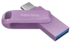 Flash drive SanDisk Ultra Dual Drive Go USB-A / USB Type-C 256GB Lavender