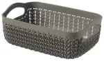 Korv Curver Knit A6 1,3 l, tumepruun