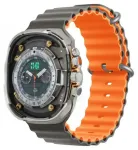 Devia Deluxe Sport6 nutikella rihm Apple Watch (38/40/41 mm) jaoks | silikoonist | hall/oranž