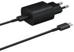 Samsung EP-TA800EBE seinalaadija | 25W | USB-C | komplektis USB-C &ndash; USB-C kaabel | must (OEM)
