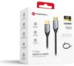 Kaabel HDMI 2.1 Forcell Cafule 8K 60Hz / 4K 120Hz &ndash; Ultra High Speed, HDR, eARC, VRR, 48Gbps 5 m must
