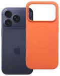 Silicone Mag telefoni &uuml;mbris MagSafe toega iPhone 17 Pro | iPhone 18 Pro oranž