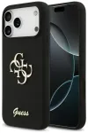 Guess Silicone Big 4G Script telefoni&uuml;mbris iPhone 17 Pro Max jaoks, must