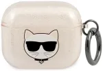Karl Lagerfeld case for Airpods 3 KLA3UCHGD gold Glitter Choupette
