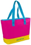 Thermal bag Beach Fluo Tote assorted, green/pink//yellow/light blue