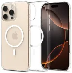 Spigen Thin Fit "T" Mag telefoni &uuml;mbris MagSafe toega iPhone 16 Pro Max l&auml;bipaistev valge