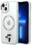 Karl Lagerfeld IML Karl and Choupette NFT Kaitse&uuml;mbris MagSafe Toega iPhone 14 L&auml;bipaistev (kass)