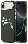 Karl Lagerfeld IML Choupettes Karl Script Logo telefoni &uuml;mbris MagSafe toega iPhone 17 Air must