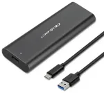 Qoltec korpus M.2 SSD jaoks | NVME | PCI-E | USB t&uuml;&uuml;p C