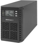 Qoltec Katkematu toiteallikas UPS | 1kVA | 1000W | V&otilde;imsustegur 1.0 | LCD | EPO | USB | On-line