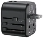 USAMS T55 US-CC173 reisilaadija | 12W | USB-A | must
