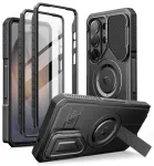 Tech-Protect Kevlar 2-set telefoni &uuml;mbris MagSafe toega Samsung Galaxy S26 Ultra (S948) must