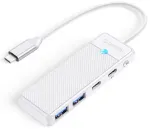 Orico PAPW2AC-C3 USB-jaotur | USB-C kuni USB 3.0, USB-C | 100W | valge