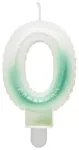 GoDan tordik&uuml;&uuml;nal - &Otilde;hupall Number 0 (7cm) White/Green Ombre