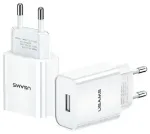 USAMS T18 reisilaadija | 10.5W | QC | USB-A | valge
