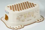 Laste astmepink TegaBaby BEAR valge p&auml;rl MS-017-118