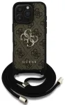 Guess PU 4G Metal Logo Crossbody rihmaga &uuml;mbris iPhone 16 Pro Max Brown