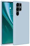 Etteri silikoonist &uuml;mbris Samsung Galaxy S22 Ultra jaoks, helesinine