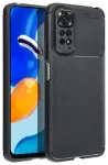 Fusion Carbon Premium case silikoonist kaitse&uuml;mbris Xiaomi Redmi 12C must