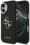 Guess Grained Big 4G Classic Logo telefoni&uuml;mbris iPhone 17 jaoks, must