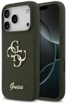 Guess Silicone Big 4G Script telefoni&uuml;mbris iPhone 17 Pro Max jaoks, pruun