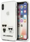 Karl Lagerfeld KLHCI65CKTR iPhone Xs Max hardcase Transparent Karl & Choupette