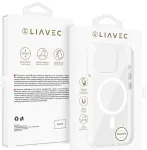 Liavec Glossy telefoni &uuml;mbris MagSafe toega iPhone 13 Pro valge