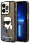 Karl Lagerfeld KLHCP14XLNKHCK iPhone 14 Pro Max 6,7" czarny|black hardcase Glitter Karl Head