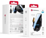 Wireless car phone holder Forcell F-Grip HS6 15W windshield / air vent black