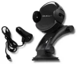 Qoltec Juhtmevaba induktsioon-autolaadija PRO IR-anduritega | 15W | QC 3.0 | USB type C