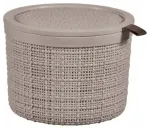 Korv kaanega džuudist &uuml;mmargune 2L &Oslash;17x13cm beež