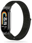 Tech-Protect Nylon nutikella rihm Xiaomi Smart Band 8/8 NFC jaoks | nailonist | must