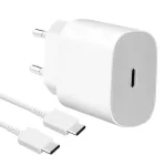Samsung EP-TA800EWE seadijalaadija | 25W | USB-C | Komplektis USB-C kuni USB-C kaabel | valge (OEM)