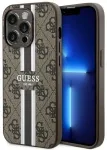 Guess GUHMP14LP4RPSW iPhone 14 Pro 6.1" pruun|brown k&otilde;va korpus 4G Printed Stripes MagSafe