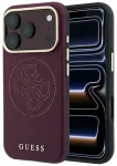 Guess Perforated 4G Gold Logo telefoni &uuml;mbris MagSafe toega iPhone 18 Pro | iPhone 17 Pro punane