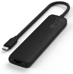 Satechi ST-P7SK 7-in-1 jaotur USB-C kuni RJ45 | HDMI | USB 3.0 | SD | microSD | USB-C | 100W | must