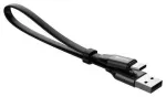 Baseus CATMBJ-01 Nimble andmeedastus- ja laadimiskaabel | 0.2m | USB-C | must