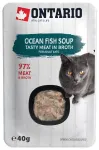 Konservid kassidele &ndash; Ontario Soup Adult Ocean Fish with Vegetables, 40g