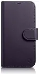 iCarer Wallet Case 2in1 &uuml;mbris iPhone 14 Plus Anti-RFID nahast klapiga &uuml;mbris Tumelilla (WMI14220727-DP)