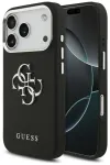 Guess Grained Big 4G Classic Logo &uuml;mbris telefonile iPhone 17 Pro, must