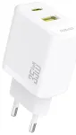 Dudao A27 MaxC reisilaadija | 35W | PD, GaN | USB-C, USB-A | valge