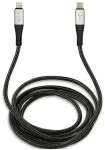 TUMI TUCCSMFI andmeedastus- ja laadimiskaabel | MFI | USB-C kuni Lightning | 1.5m | must