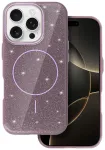 Slim Shiny telefoni &uuml;mbris MagSafe toega iPhone 13 Pro Max lilla