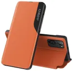 Eco Leather View Case Elegant Flip Cover Case with Stand Function Xiaomi Redmi K40 Pro + / K40 Pro / K40 / Poco F3 Orange